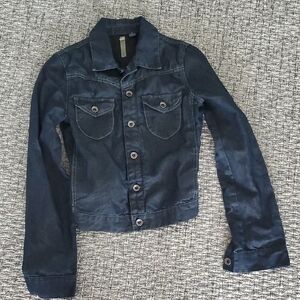Club Monaco Dark Blue Jean Jacket SMALL
